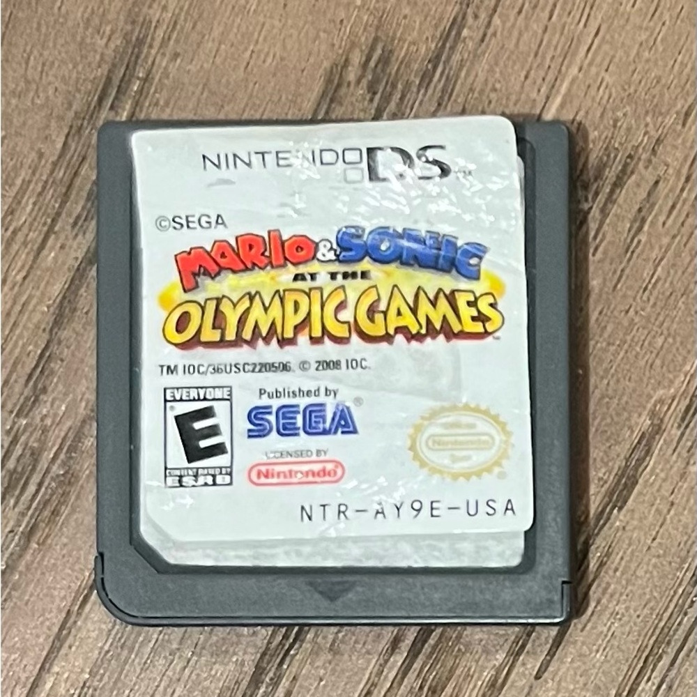 Mario & Sonic at the Olympic Winter Games DS (Nintendo DS, 2009) Game Cartridge